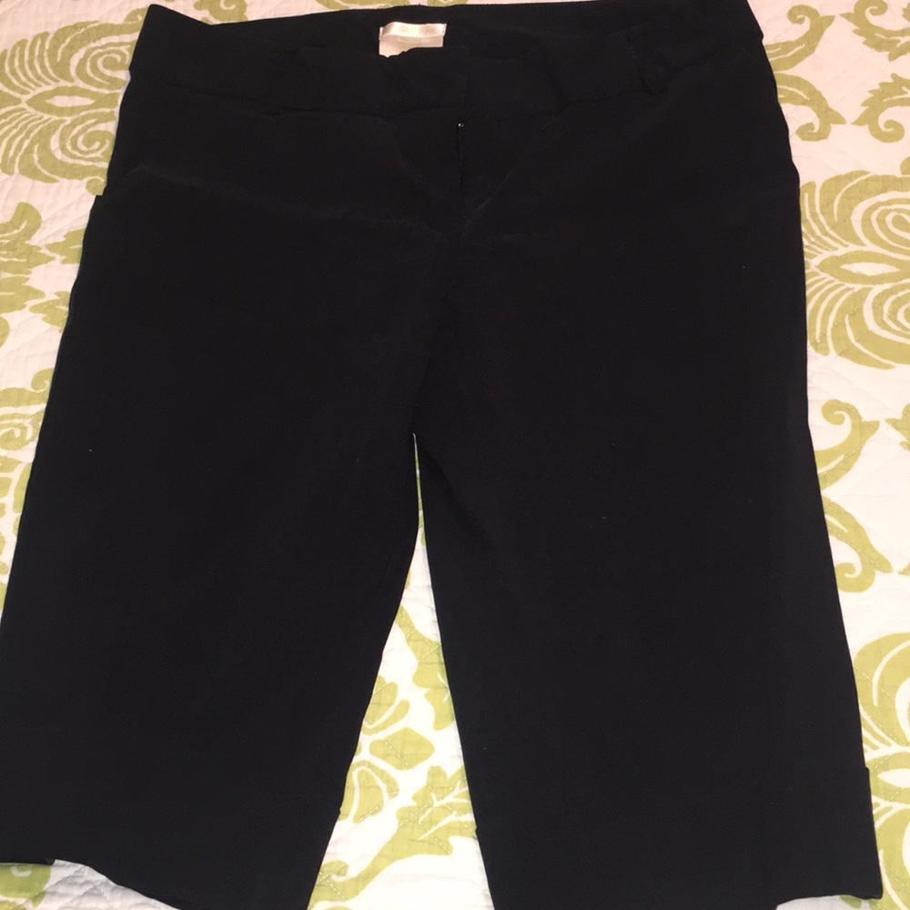 Black dress capris